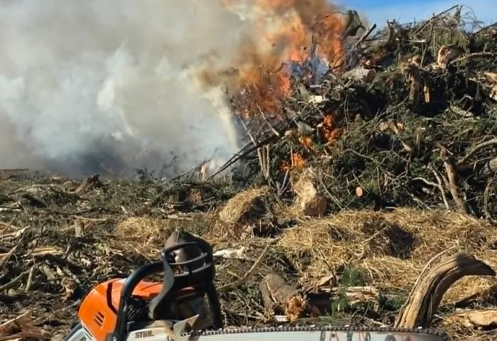 Farm & land clearing job site photo